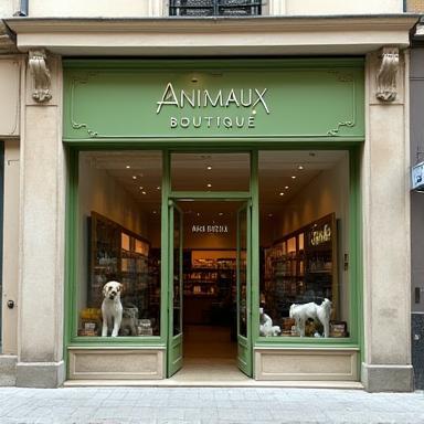 Façade de la boutique Animaux Boutique FR à Lyon